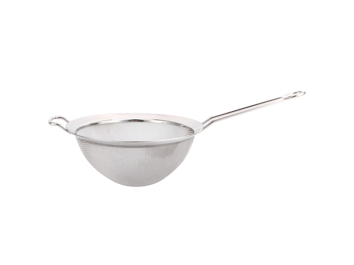 KOFIHETY Peneira De Malha Fina Para Cozinhar, Peneira Multifuncional De Aço Inoxidável Com Design Côncavo, Ideal Para Peneirar Farinha E Drenar Líquidos, Utens