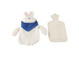 Laxiscreed Bolsa De Água Quente Em Forma De Coelho Branco, Ideal Para Crianças Com Isolamento