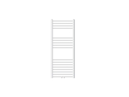 Radiador de Casa de Banho Sahara 500X1200 Mm Branco Curvo com Ligação Central LUXEBATH