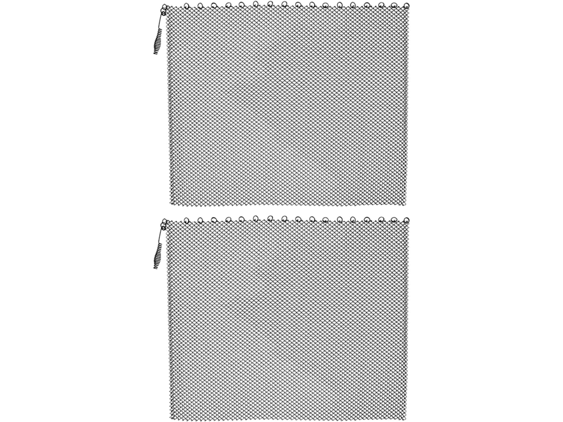 Barreira De Metal Preta Para Fogão A Lenha, Conjunto De 2 Cortinas Protetoras.