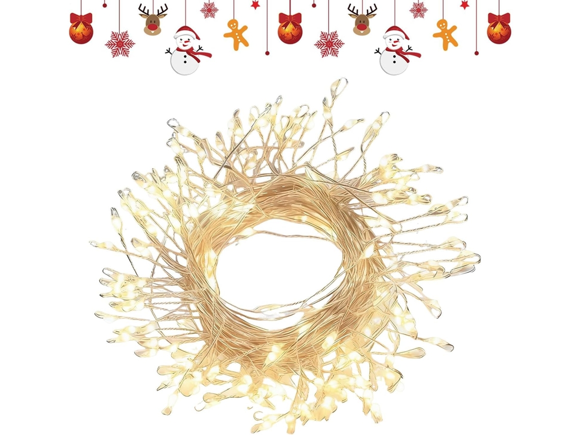 Árvore De Natal Led 3 Metros Com 8 Modos E Alimentação Usb