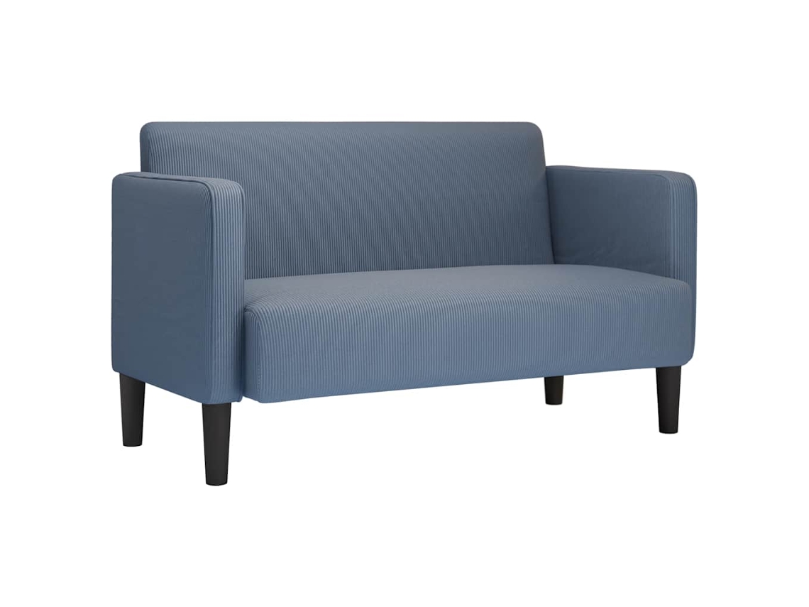 Loveseat Sofa, Loveseat Sofas Vidaxl Azul Tecido (n/a)