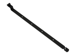 Dobradiça Para Portãos Preto 100 Cm Cotovelo De Calha Por Peça Wovar