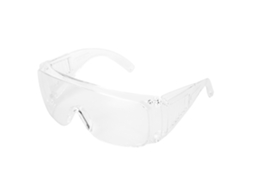 Óculos De Proteção Industrial De Laboratório Com Polimento Transparente E Resistência A Borrifos E Impactos
