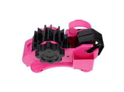 Dispensador De Fita Adesiva Ergonômico Com Corte Semiautomático Para Embalagens E Fechamento Caixas, Reutilizá Vel Em Abs.