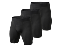 3 Pack Calcinha Boxer Masculina Respirável Para Esportes E Treino