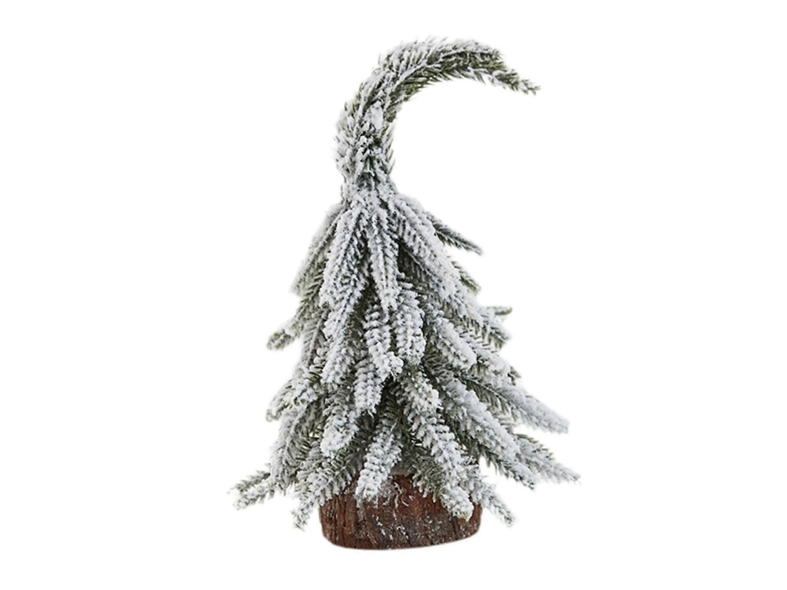 Árvore De Natal Artificial De Mesa Com Base De Madeira