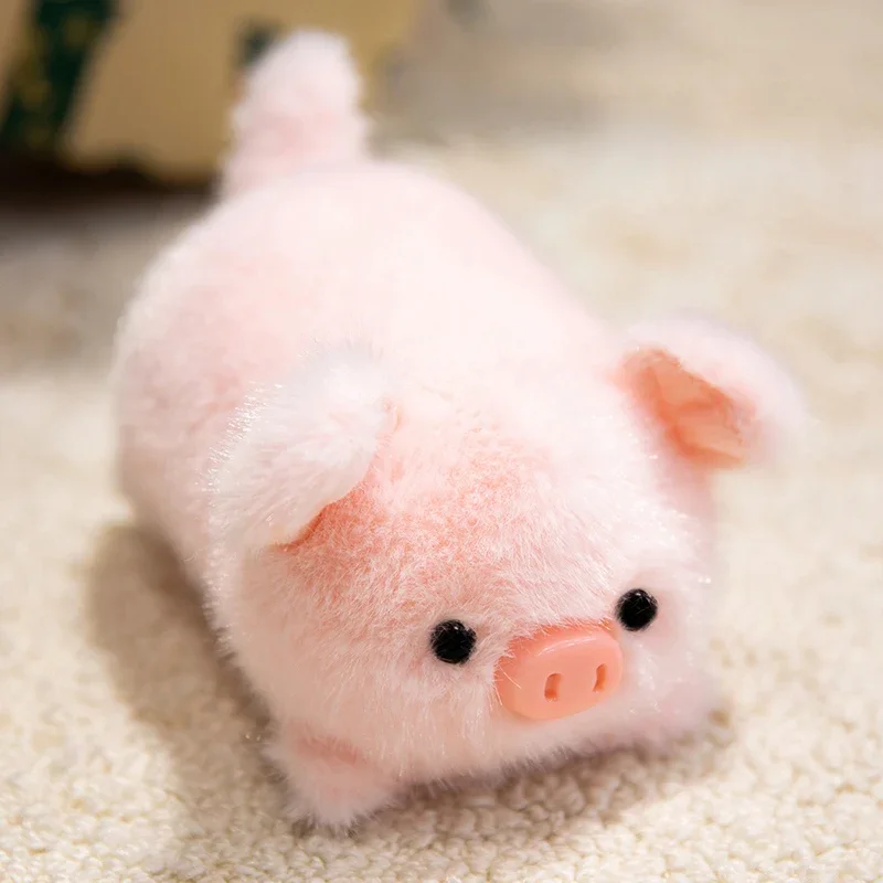 Brinquedo de Pelúcia Fofo, Macio e Adorável, com Tema de Animais. MDUG (porquinho Rosa 16cm)