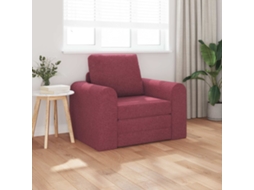 Vidaxl Sofá-cama Vinho Vermelho 98 X 71 X 83 Cm Tecido
