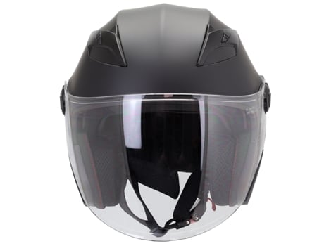 Capacete Jet NOEND Motociclismo Pure Sc-32 Preto Matte Viseira Dupla Xl