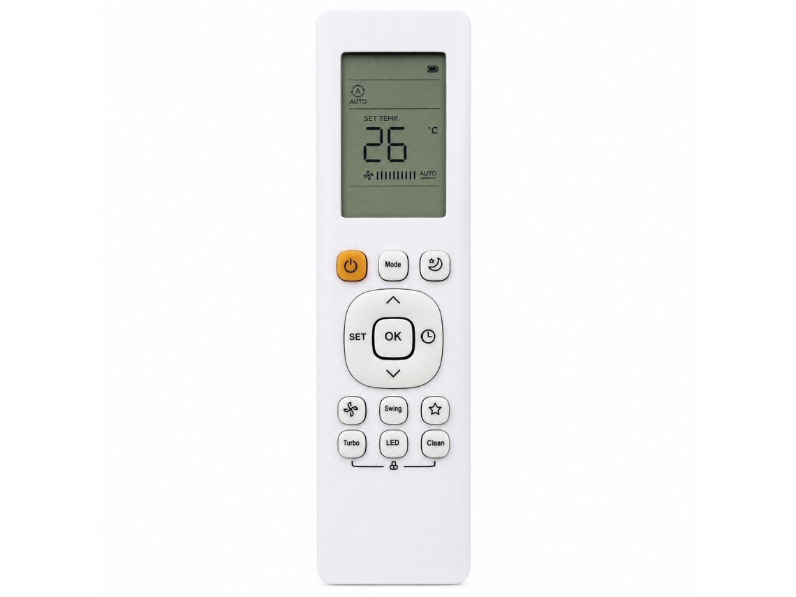 Comando Para Ar Condicionado Compatível Com Midea Rg10b(d)/bgef, Sem Programação