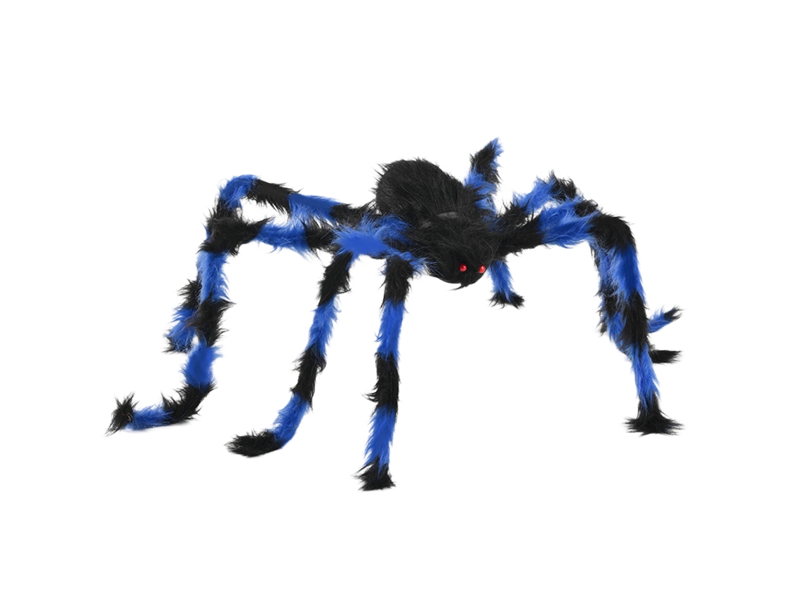 Laxiscreed Aranha De Pelúcia Colorida Para Halloween, Decoração De Atmosfera De 90cm, Pequena Embalagem