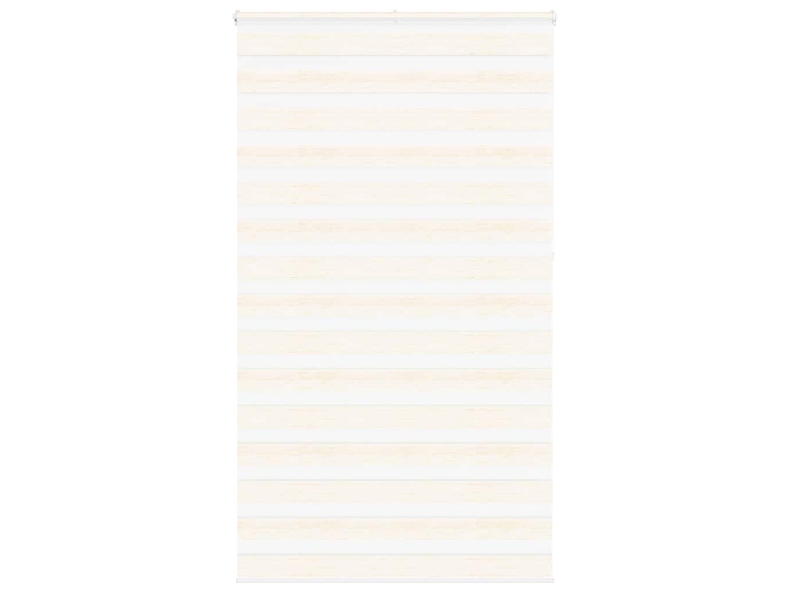 Cortina de zebra VIDAXL Bege Poliéster (120 x 230 cm)