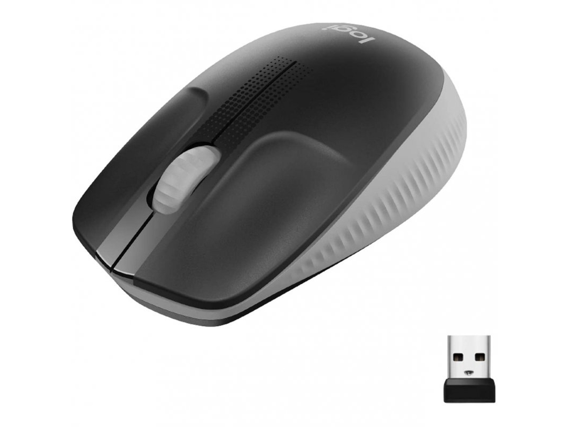 Mouse Sem Fio Logitech M190 1000dpi Cinzavayotoy