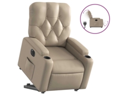 Electric Stand Up Recliner Chair, Electric Stand Up Recliner Chairs Vidaxl Marrom Couro Artificial