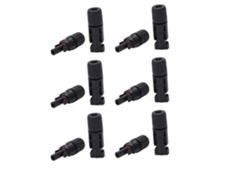 Kit De 12 Conectores Fotovoltaicos Ip67, Pinos De Cobre Enlatado, Macho/fêmea, 1000v 45a Para Indústria