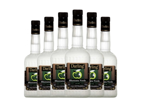 Licores PANIZO Darling Manzana Verde (0.7 L - 6 Unidades)