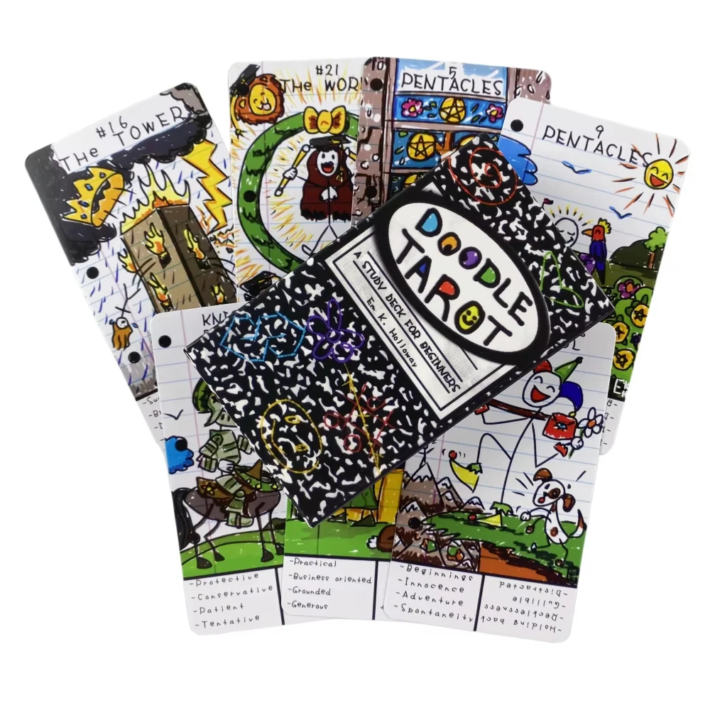 78 Cartas de Tarô para Iniciantes Cartas Oráculo MDUG (versão em Inglês)