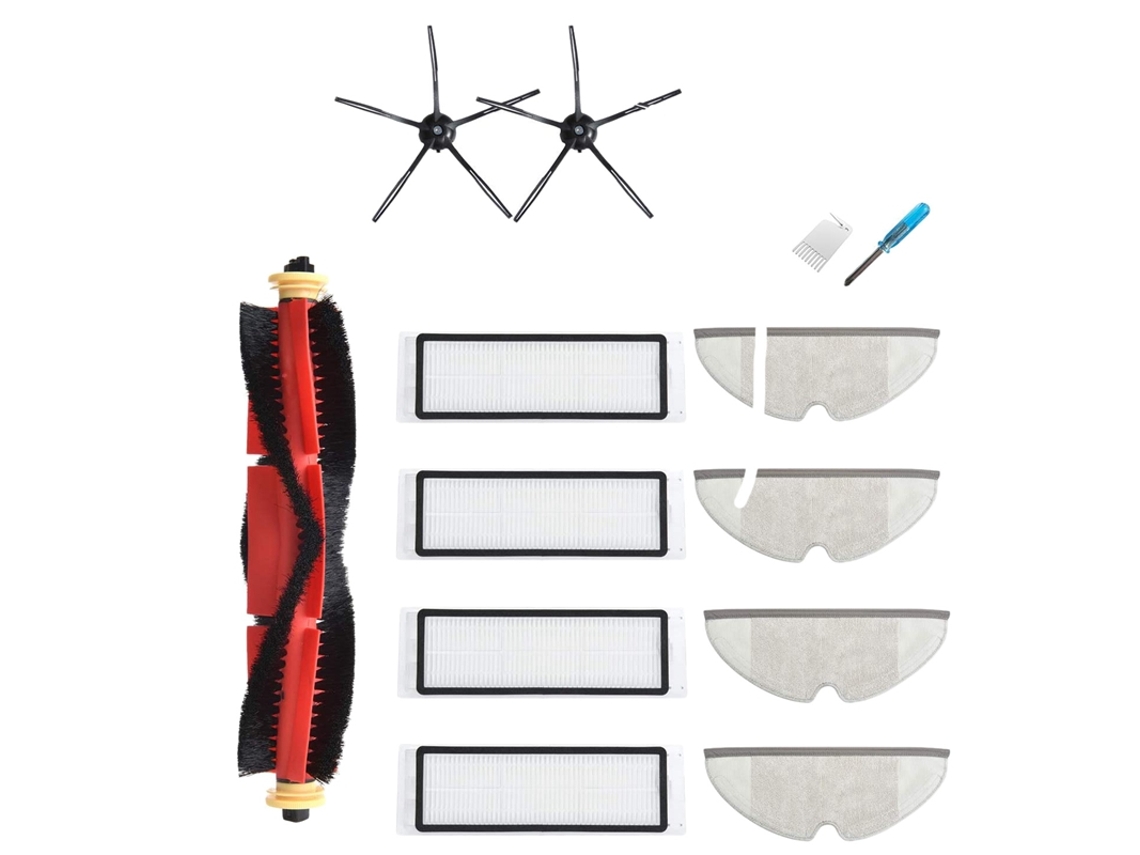 Kit de peças de reabastecimento compatível para roborock s5 s6 s50 s51 s55 e20 e25 e35 aspirador robótico substituição spar
