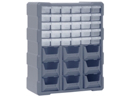 Vidaxl Caixa Organizadora Com 39 Gavetas 38x16x47 Cm