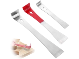 Conjunto De 3 Raspadores Aço Inoxidável, Ferramenta Manual Para Apicultura, Raspador De Favo Abelha
