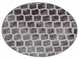 Lurelia Tapete Redondo Antiderrapante Lavável Absorvente Antibacteriano Pvc Poliéster Ø120 Cm Entrada R425