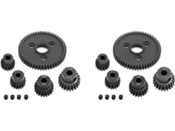 2x Engrenagens Cilíndricas de Metal SFUSHOS 54t 0.8 32p com pinhões 16t 18t 20t 21t