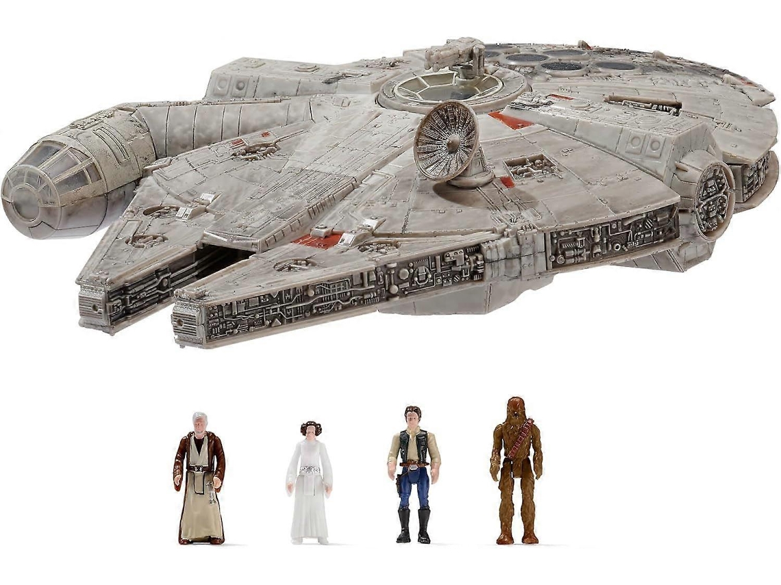 Veículo Deluxe Da Micro Galaxy, Millennium Falcon, 9 Polegadas, Onda 1multi
