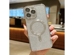 Capa De Tpu Para Iphone 11 Pro - Glitter - Acabamento Eletroplástico - Magsafe