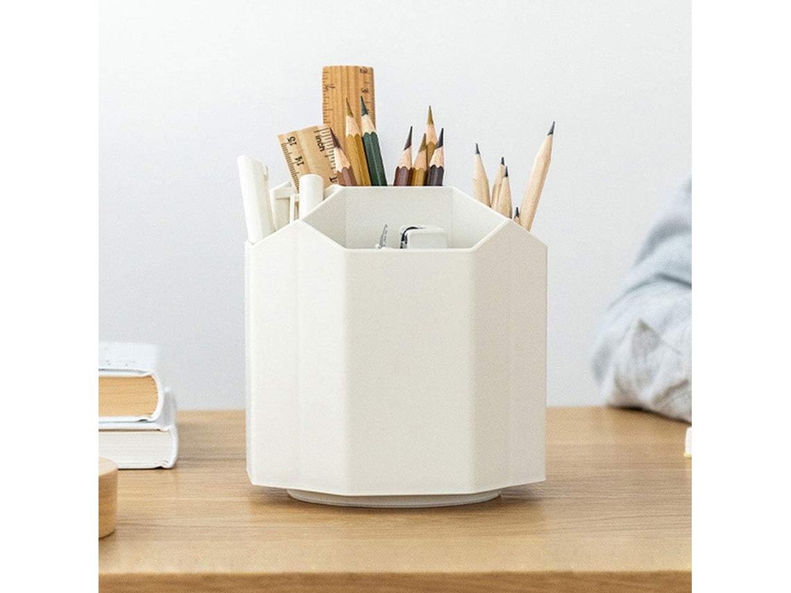 Organizador de mesa giratório Slowmoose com 7 compartimentos e 400 compartimentos de armazenamento