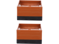 Tehaux 2 Peças Almofadas De Plástico Para Elevar A Cama, Resistentes Ao Desgaste, Para Uso Em Mesas E Sofás