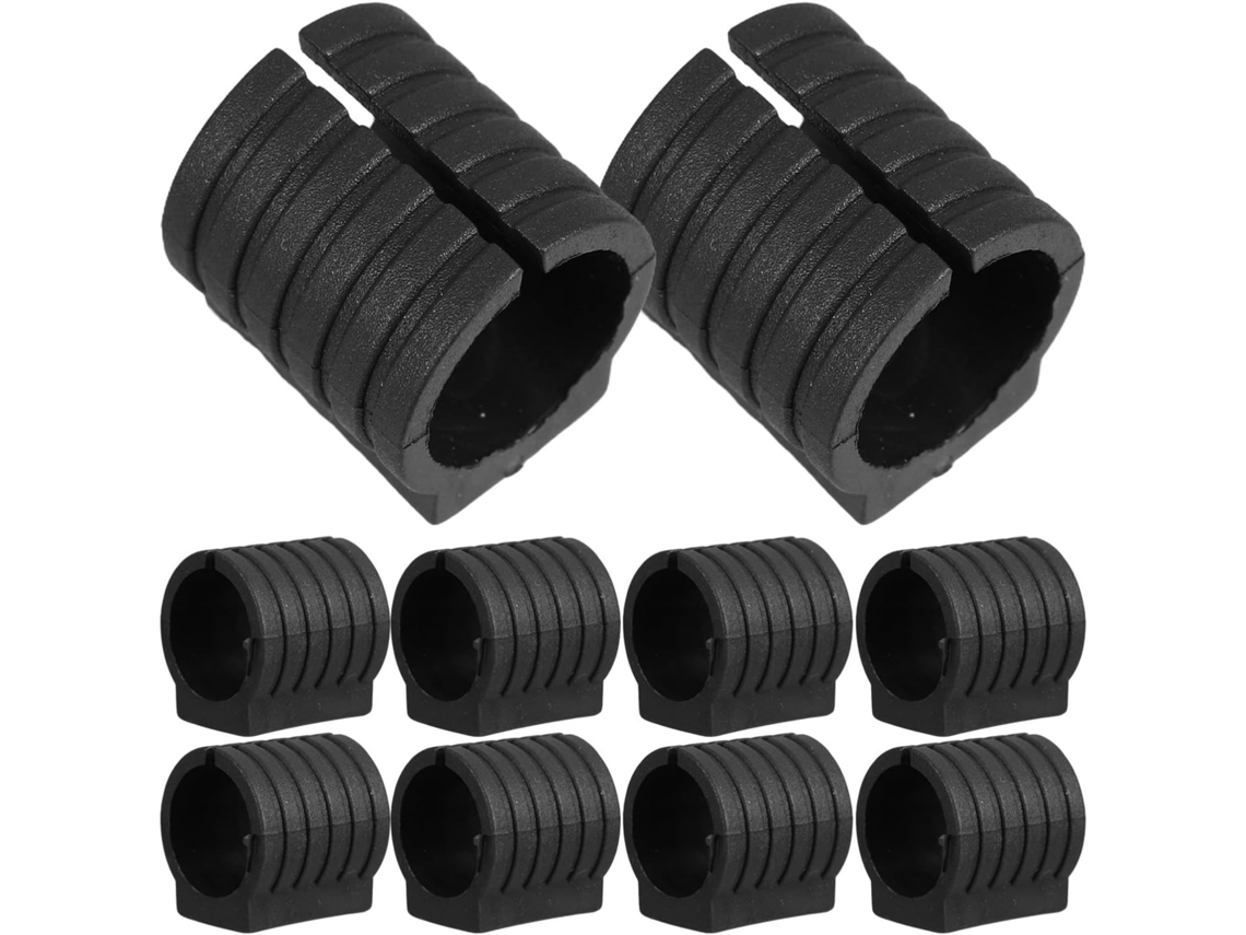 Inoomp Conjunto De 10-protetores Pés Cadeira Com Braçadeira Tubo Redondo Para Uso Em Sala Jantar E Escritório