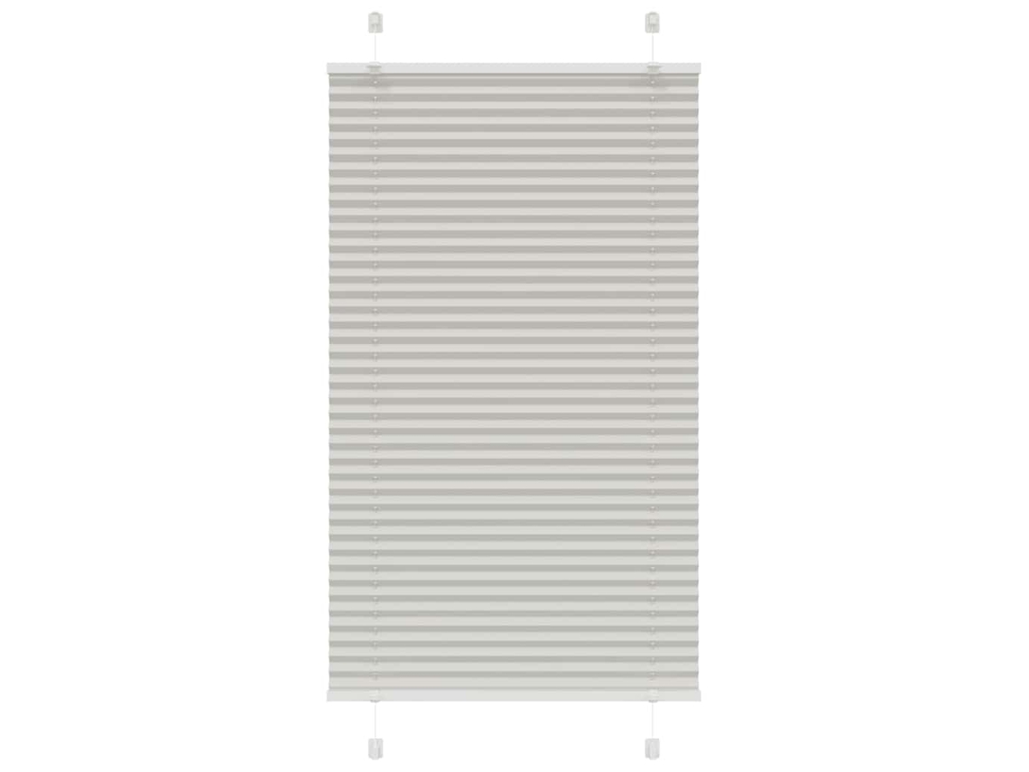 Vidaxl Cinzento Luz Plissada Cega 70x100 Cm Largura Tecido 69,4 Cm
