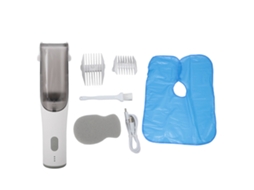 Mali tesoura de Cabelo para Bebê com Aspirador Silencioso Resistente À Água e 2 Pentes Guias Cdh001s