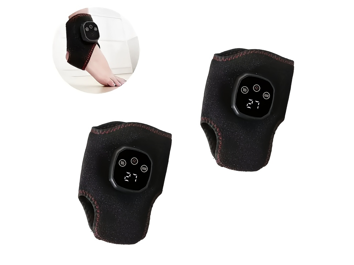 2 Massagistas Elétricos Sem Fio Multifuncionais com Funções de Aquecimento por Vibração Pneumática, Duo STELASPLEN