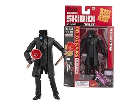 Figura de banheiro Skibidi Plungerman Lujo 1384 P25toy Parceiro