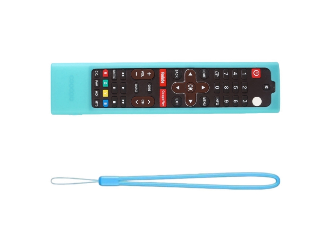 Capa de Silicone para Controle TV 4K, com Cordão AQUAFORGE