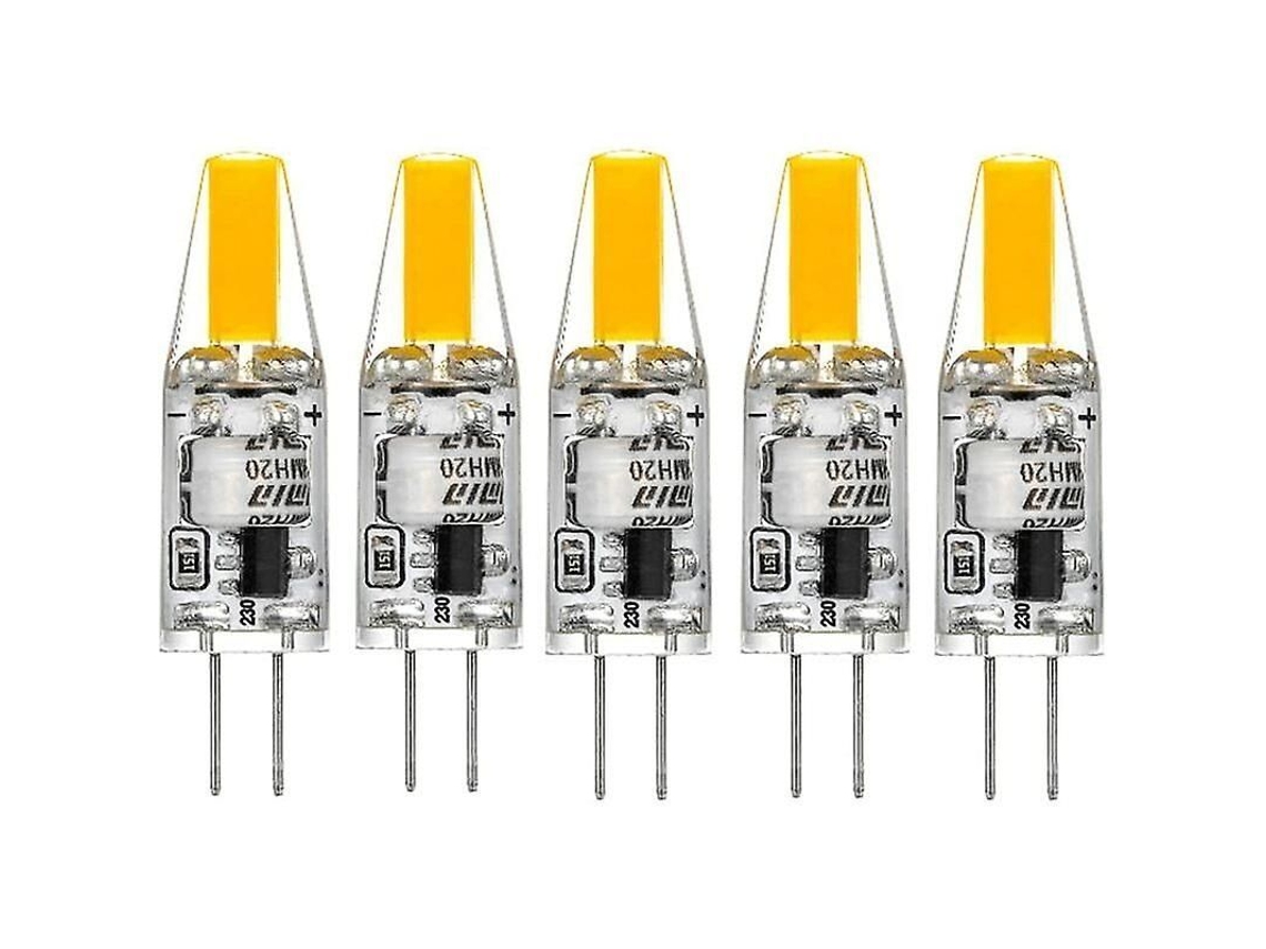 Bombillas Led G4 220v 3w 2700k Branco Quente 160lm, Pacote De 5 Substituição De Lâmpada Halógena 30w