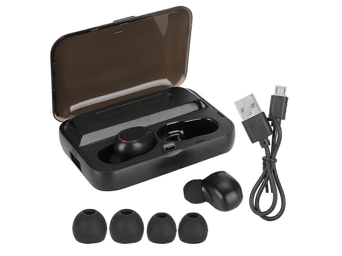 Fones De Ouvido Sem Fio Bluetooth 5.0 Com Visor Digital, Fones De Ouvido Estéreo Binaurais, Pretos, Com Luz De Fundo Ly Ebike