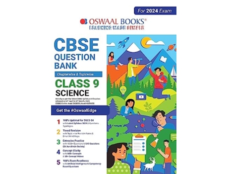 Livro Oswaal CBSE Class 9 Science Question Bank de Oswaal Editorial Board (Inglês)
