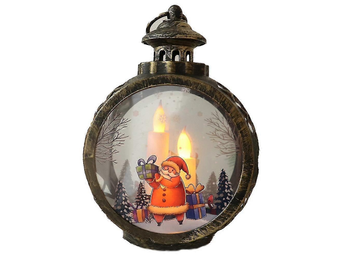 Suprimentos Para Decoração De Natal Luzes De Led Redondas Para Pendurar, Portáteis. Hengjian