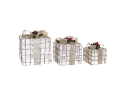 Jogo de Caixa DKD HOME DECOR (Ratán - Multicor)