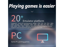 Console De Videogame Portátil Rg Arc S 128g De 4 Polegadas Ips Linux Os Layout De Seis Botões Compatível Com Reprodutores De Vídeo Retrô Ly Ebike