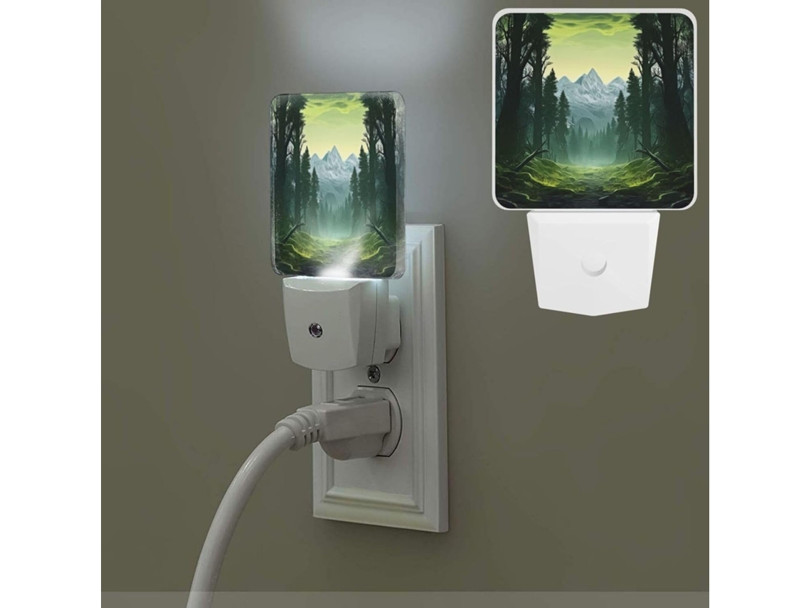 Luz noturna para deserto com sensor crepuscular, luz noturna branca, tamanho compacto e LED Link Unsliga