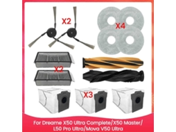 Peças De Reposição Para X50 Ultra Complete/x50 Master/l50 Pro Ultra/v50 Ultra: Escovas, Filtros Hepa E Panos De Limpeza._ptg