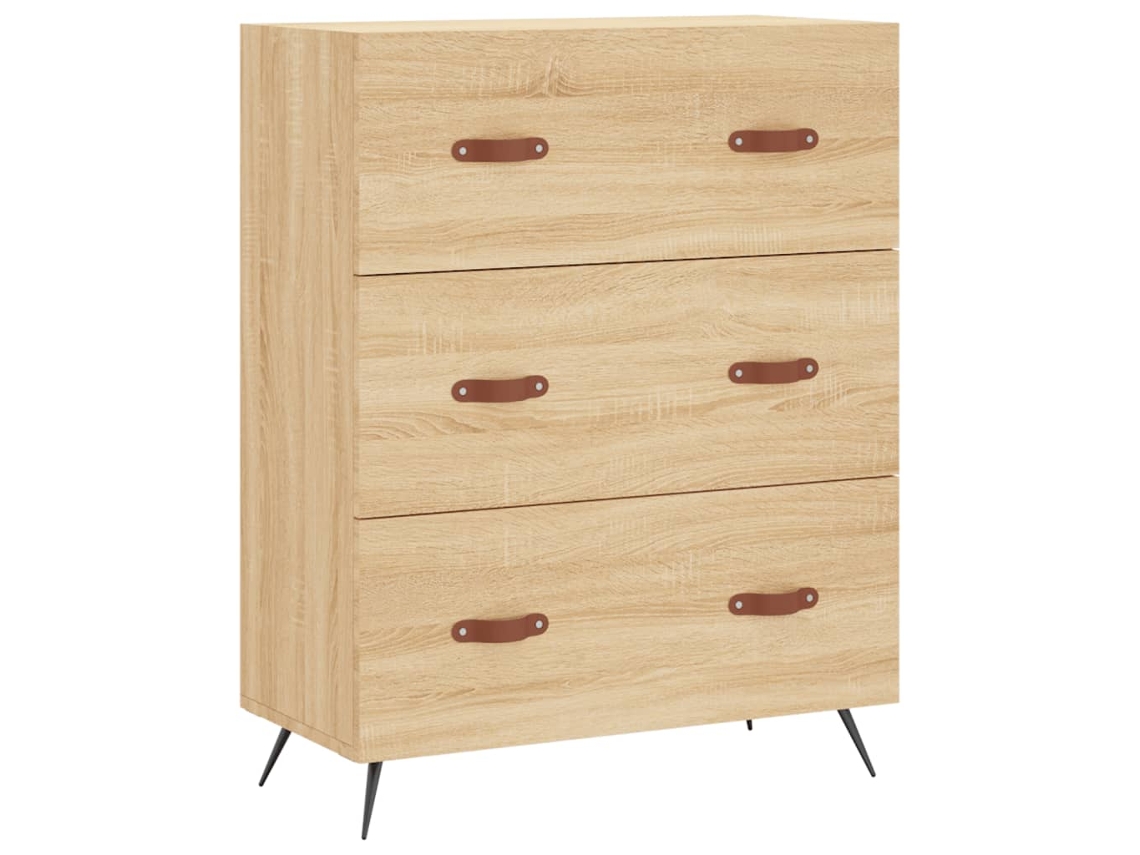 Cómoda 69,5x34x90 cm Derivados de Madeira Carvalho Sonoma MAISON EXCLUSIVE