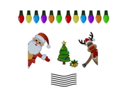 Laxiscreed Rfm025 Lâmpada Refletora Natal Com 6 Fios Para Carro, Decoração E Refrigeração