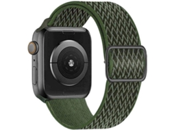 Bracelete Apple Watch 38/41 mm SWISSTEN Nylon (Outlet Caixa Aberta - Verde)