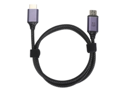 Aetheria cabo de Vídeo Hdtv 2.1 Interface Multimídia Hd 8k 60hz 48gbps com Indicador Led e Conexão Magnética 1.5m