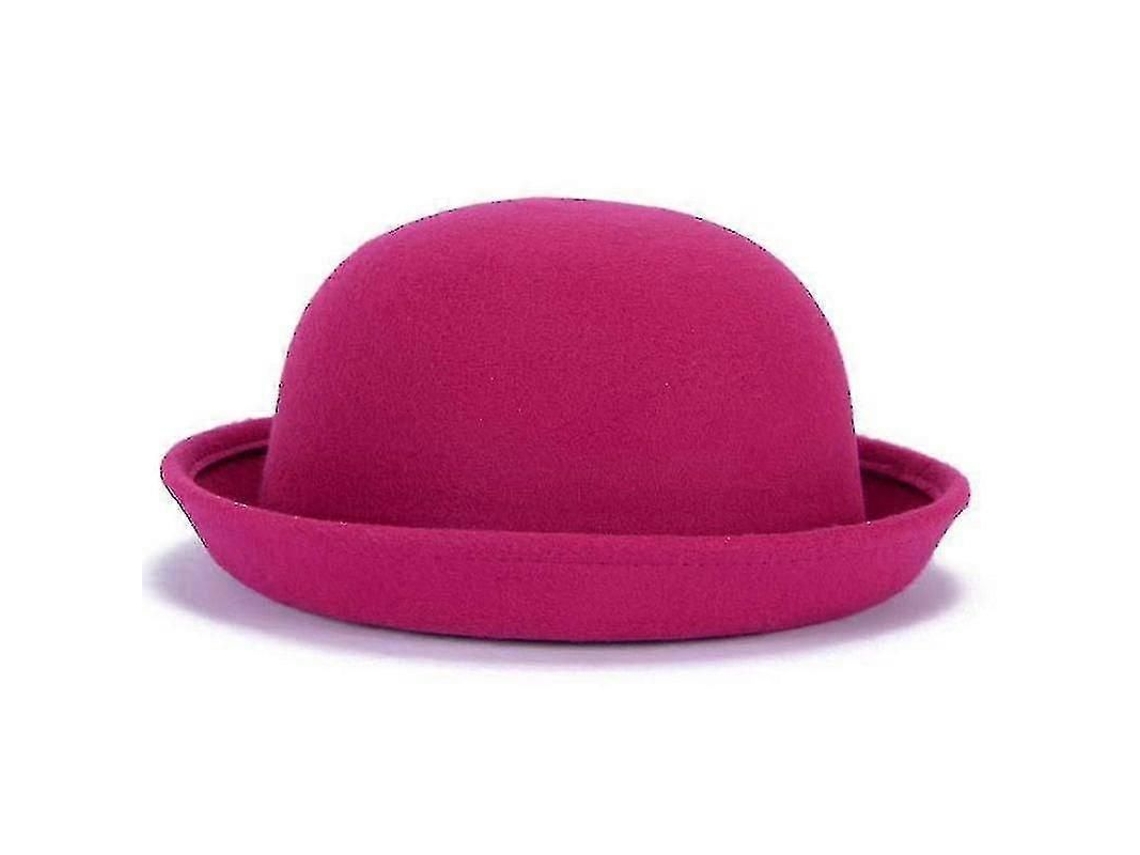 2026 chapéu de Lã Fedora para Mulher com Cor Solida e Estilo Casual Temporada 2021